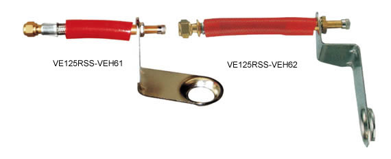 flexible braided valve extension with sleeve